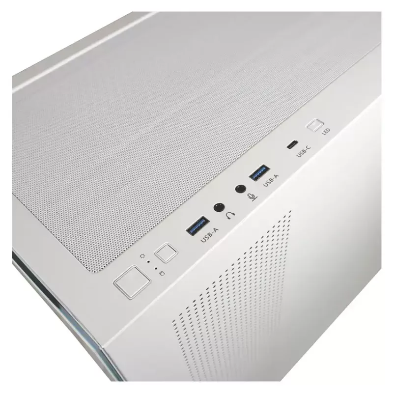 PC-kotelo LC-Power LC-715W-ON Midi Tower valkoinen