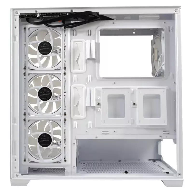 PC-kotelo LC-Power LC-715W-ON Midi Tower valkoinen