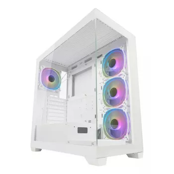 PC-kotelo LC-Power LC-715W-ON Midi Tower valkoinen