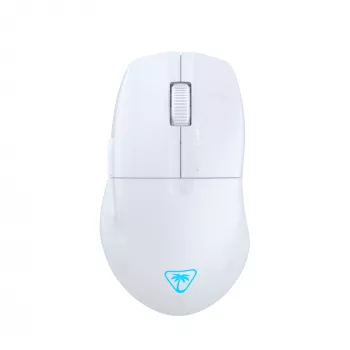 Turtle Beach Pure Air valkoinen - ultrakevyt langaton ergonominen RGB-pelihiiri, 26K DPI optinen sensori, 125 h akku, RGB-valaistus