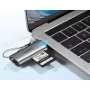 Ugreen 50704 kortinlukija USB 3.2 Gen 1 (3.1 Gen 1) Type-C harmaa