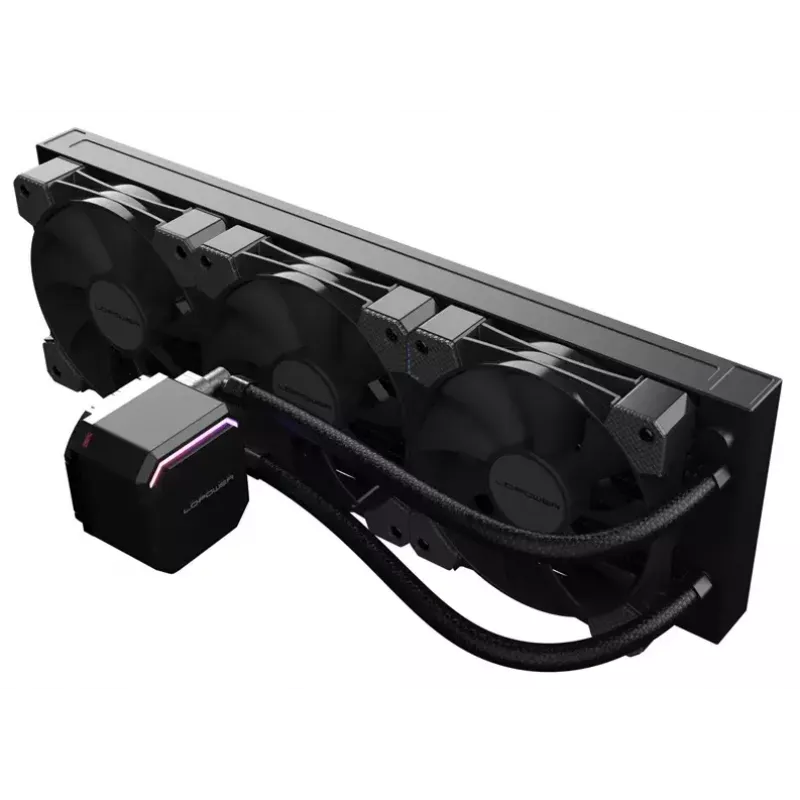 Yhdistelmänestekühdytin LC-Power LC-CC-360-B 12 cm musta