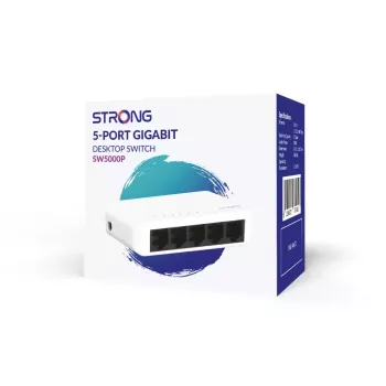 Strong SW5000P verkkokytkin Gigabit Ethernet 10/100/1000 5 porttia