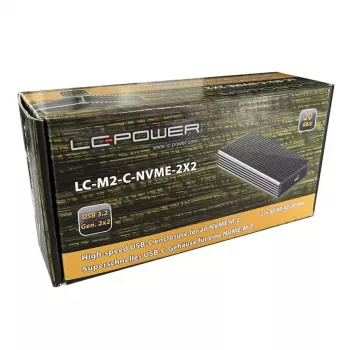 SSD-kotelo LC-Power LC-M2-C-NVME-2X2