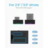 ICY BOX IB-127CL-U3 USB 3.2 Gen 1 (3.1 Gen 1) Type-B musta