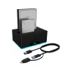 ICY BOX IB-127CL-U3 USB 3.2 Gen 1 (3.1 Gen 1) Type-B musta