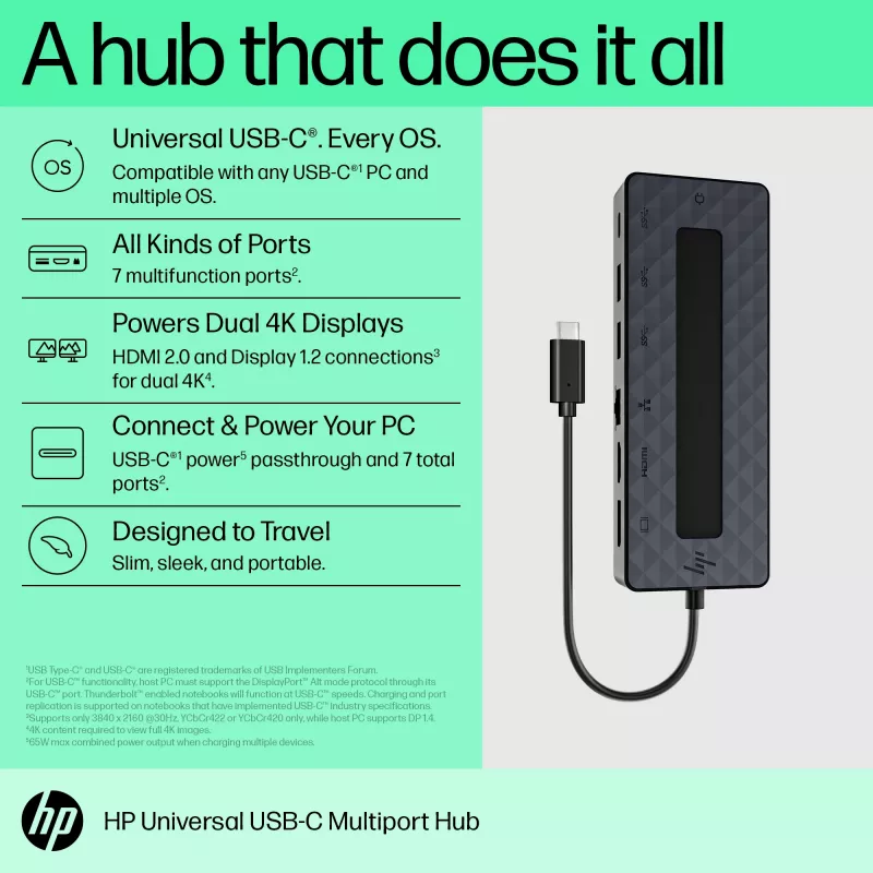 HP Universal USB-C -moniporttikeskitin
