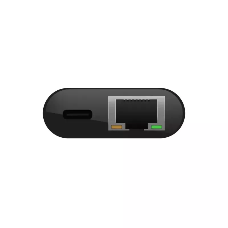 Belkin INC002vfBK USB-C Dual Display -telakointiasema, DisplayLink, 2x HDMI, Gigabit Ethernet, musta