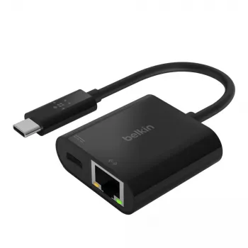 Belkin INC002vfBK USB-C-kaksoisnäyttötelakointiasema, DisplayLink, 2x HDMI, Gigabit Ethernet, musta