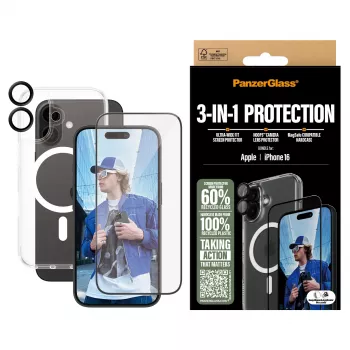 3-in-1-suojapaketti PanzerGlass iPhone '24 6,1