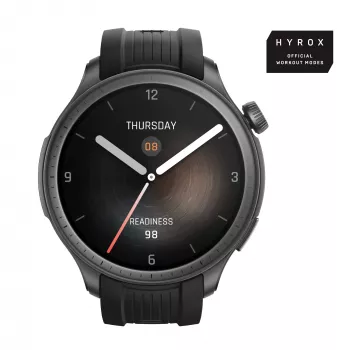 Amazfit Balance 3,81 cm (1,5 tuuman) AMOLED 46 mm digitaalinen 480 x 480 pikseliä kosketusnäyttö musta Wi-Fi GPS (satelliitti)