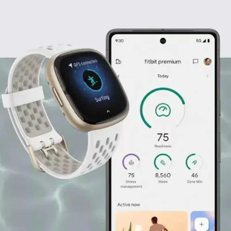 Älykello Fitbit Sense 2 digitaalinen kosketusnäyttö musta