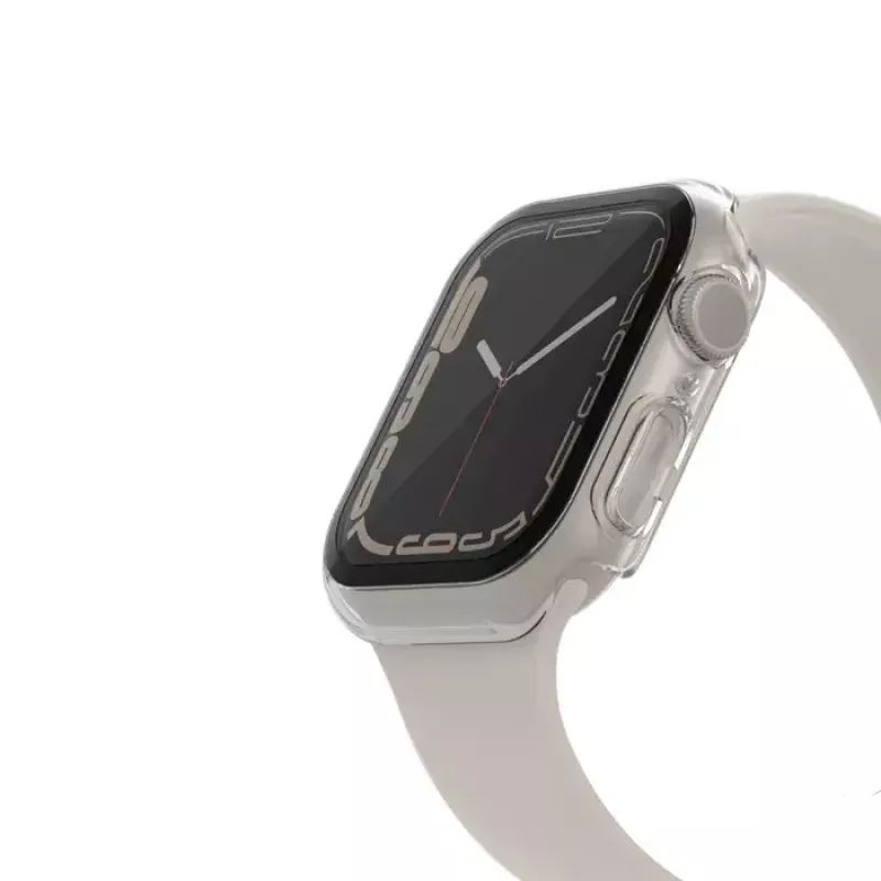 Belkin ScreenForce TemperedCurve 2-in-1 näytönsuoja Apple Watch 4-9/SE 44/45 mm, kirkas