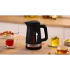 Vedenkeitin Bosch TWK4M223 1,7 l, 2400 W, musta, johdoton, piilotettu lämpövastus