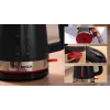 Vedenkeitin Bosch TWK4M223 1,7 l, 2400 W, musta, johdoton, piilotettu lämpövastus