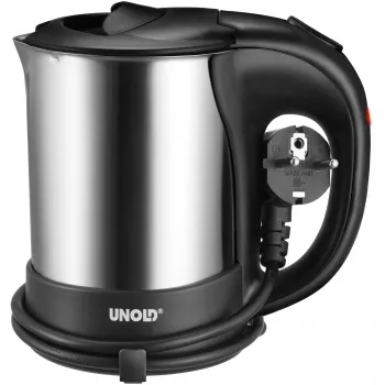 Unold 18575 vedenkeitin 0,5 L 1000 W musta, ruostumaton teräs