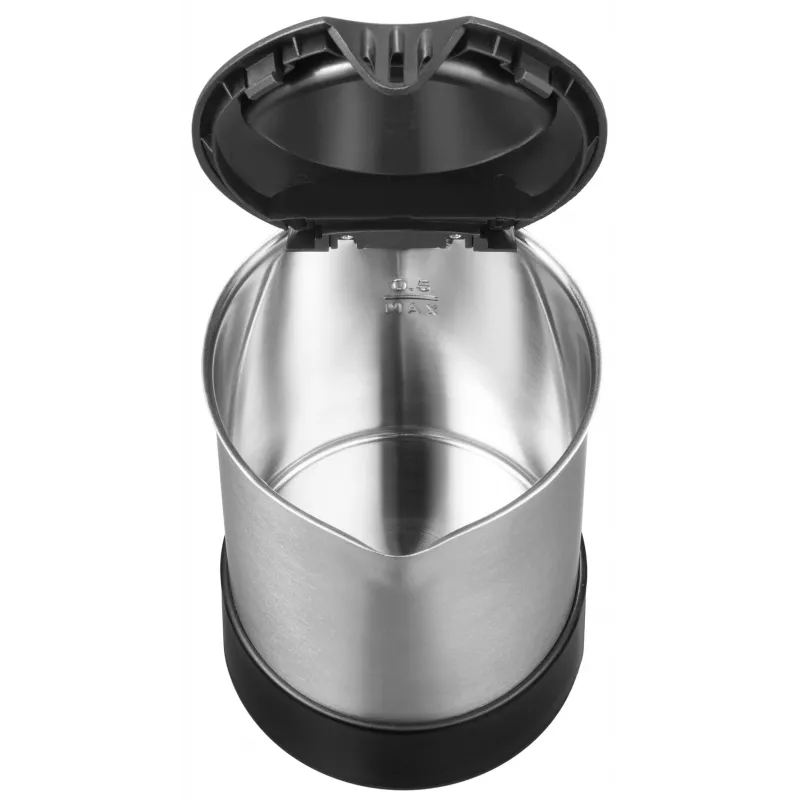 Unold 18575 vedenkeitin 0,5 L 1000 W musta, ruostumaton teräs