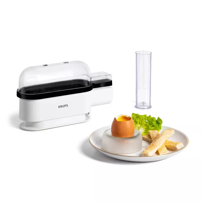 Krups EG2341 munankeitin 3 munan kapasiteetti 300 W musta valkoinen