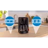 Bosch TKA3M133 suodatinkahvinkeitin, 1,4 litran vesisäiliö, 15 kupin kapasiteetti, musta