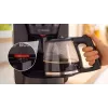 Bosch TKA3M133 suodatinkahvinkeitin, 1,4 litran vesisäiliö, 15 kupin kapasiteetti, musta