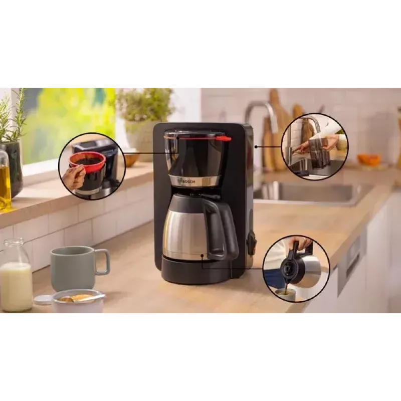 Bosch TKA5M253 kahvinkeitin manuaalinen suodatinkahvinkeitin 1,1 L