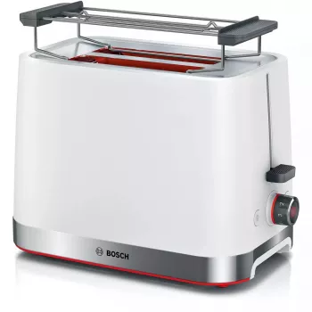 Bosch TAT4M221 leivänpaahdin 2 viipaletta 950 W valkoinen ruostumaton teräs