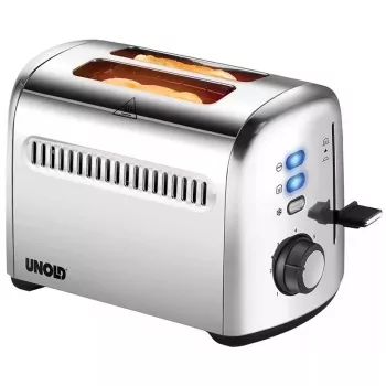Unold 2er Retro 7 leivänpaahdin 2 viipaletta 750 W ruostumaton teräs