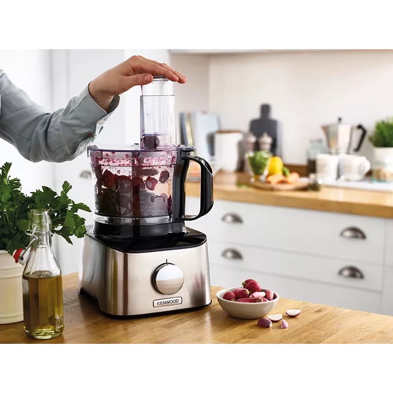 Kenwood FDM301SS yleiskone 800 W 2,1 L musta, ruostumaton teräs integroitu vaaka