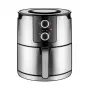 Unold 58655 friteerauskeitin Double 5 L 1400 W kiertoilmakypsennin musta, ruostumaton teräs