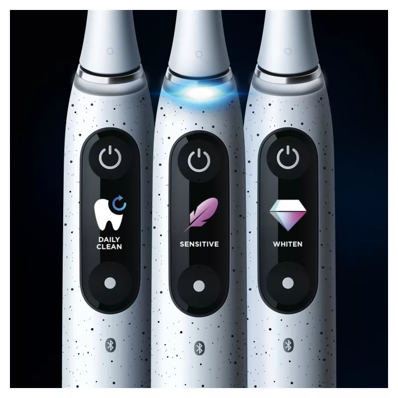 Oral-B iO Series 10 aikuisten rotaatio-oskilloiva hammasharja valkoinen