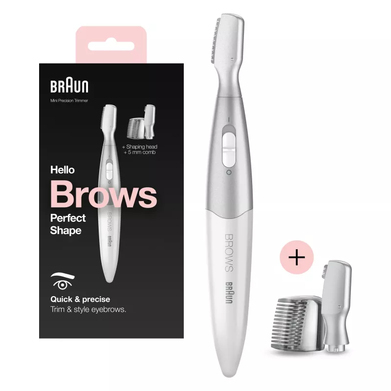 Braun FG1106 tarkkuustrimmeri hopea