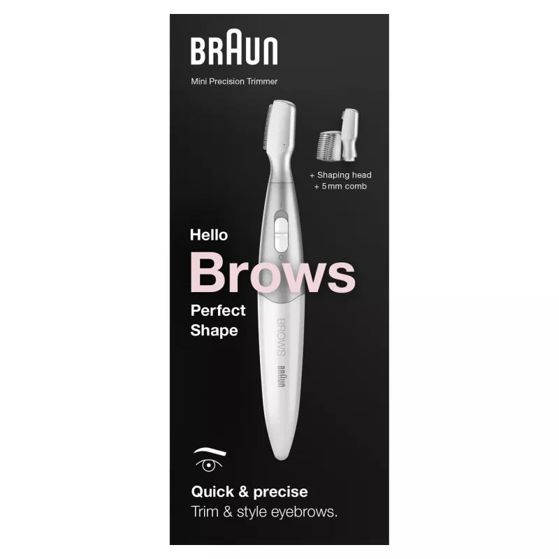 Braun FG1106 tarkkuustrimmeri hopea