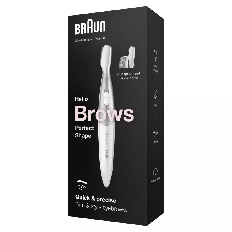 Braun FG1106 tarkkuustrimmeri hopea