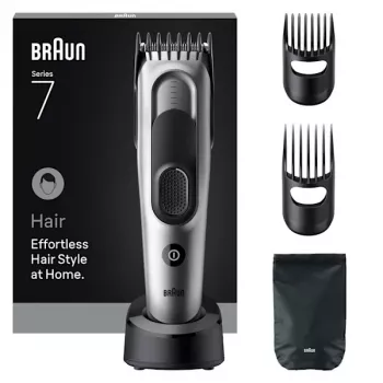 Braun HC7590 hiustenleikkuukone/trimmeri musta, hopea 17 nikkelimetallihydridi (NiMH)