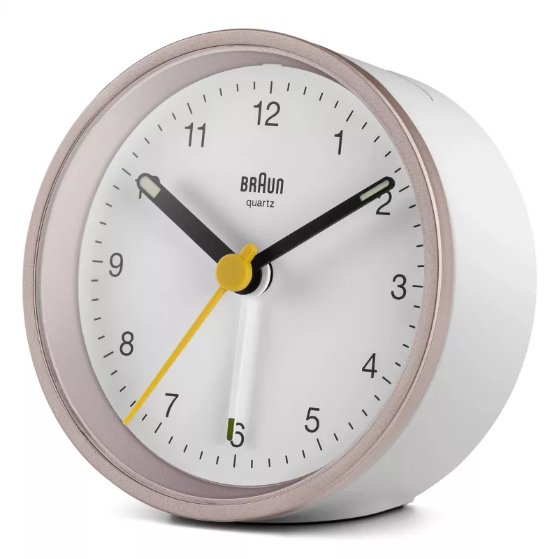 Braun BC12 kvartsikello pinkki, valkoinen