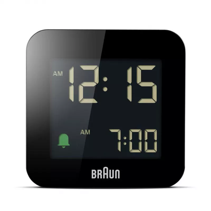 Braun BC08 digitaalinen herätyskello musta