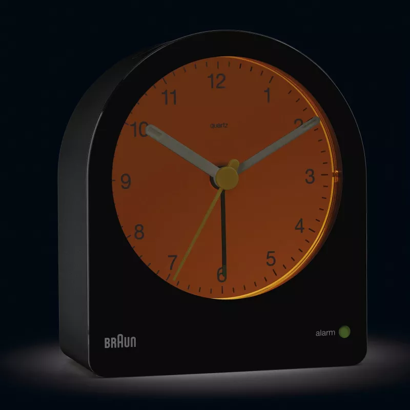 Braun BC22 kvartsikello musta, keltainen