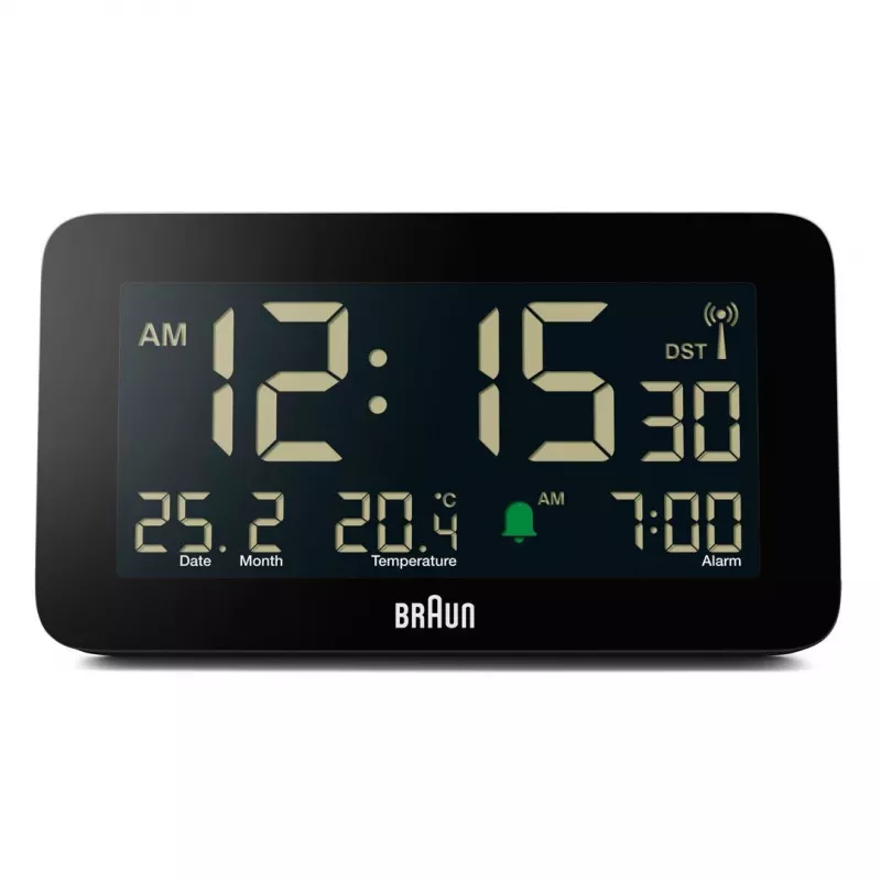 Braun BC10 digitaalinen herätyskello musta