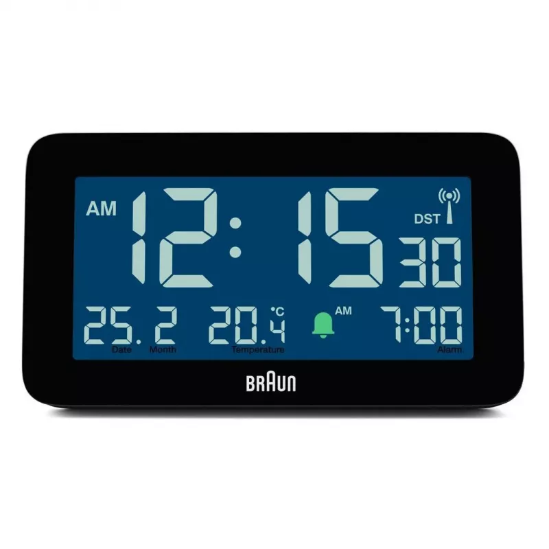 Braun BC10 digitaalinen herätyskello musta