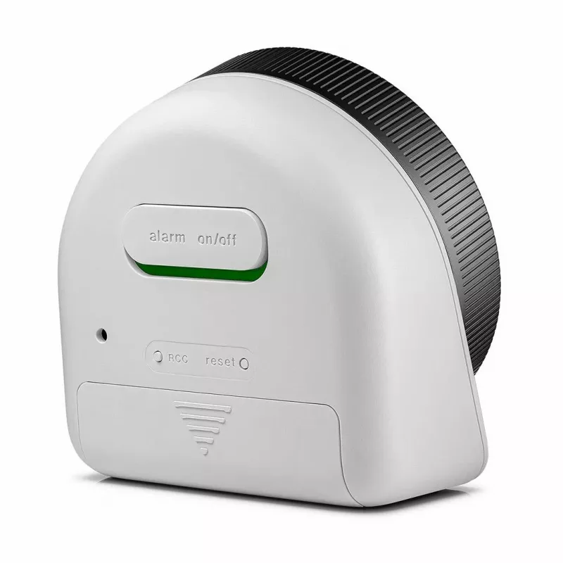 Braun BC24W-DCF seinä-/pöytäkello radio-ohjattu herätyskello suorakaide musta, valkoinen