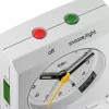 Braun BC05W seinä-/pöytäkello analogikello suorakaiteen muotoinen valkoinen