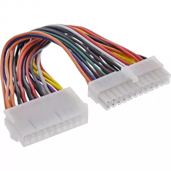 InLine emolevyn virtasovitinkaapeli 20-pin naaras / 24-pin EPS uros 0,16 m