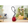 Lattiapölynimuri Bosch Serie 4 BGD38RD1H, 600 W, 4 l pölypussi, kuivapuhdistus, punainen