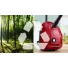 Lattiapölynimuri Bosch Serie 4 BGD38RD1H, 600 W, 4 l pölypussi, kuivapuhdistus, punainen