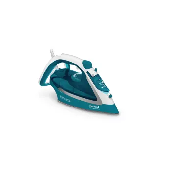 Tefal EasyGliss Plus FV5737 kuiva- ja höyrysilitysrauta Durilium-silityspohja 2500 W turkoosi, valkoinen