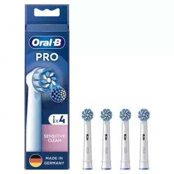 Hammasharjanpäät Oral-B Sensitive Clean 4 kpl valkoinen