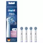 Hammasharjanpäät Oral-B Sensitive Clean 4 kpl valkoinen
