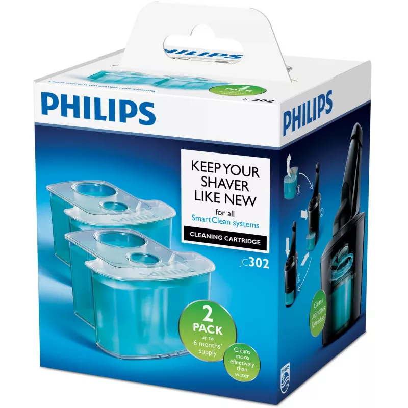 Puhdistuspatruuna Philips JC302/50 2 kpl:n pakkaus kaksoissuodatinjärjestelmä