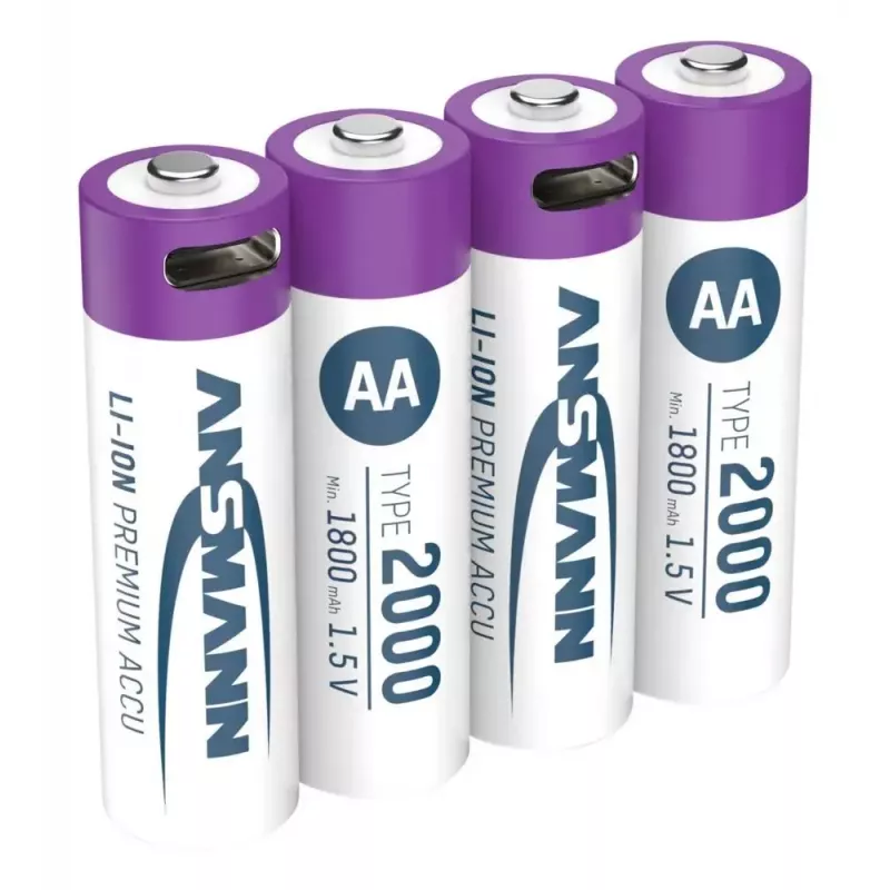 Ansmann 1312-0036 AA ladattava litiumioni-paristo