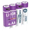 Ansmann 1312-0036 AA ladattava litiumioni-paristo